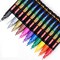12 colors Acrylic Paint Marker Pens, Extra Fine Point, Nylon Tip, 12 colors, Water based, Expert of rock painting, Water and Fade Resistant, Non-toxic